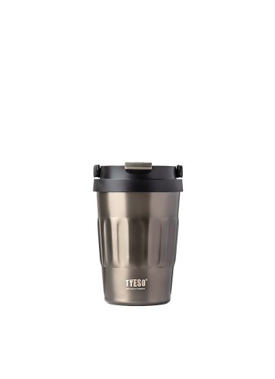 Tyeso Coffe Mug Vakumlu Paslanmaz Çelik Taşıma Kulplu 400ML