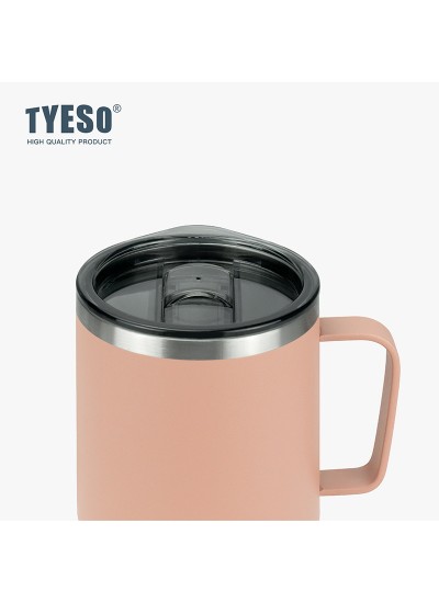 Tyeso Silviya Mug Vakumlu Paslanmaz Çift Duvarlı Termal Kapaklı 400ML