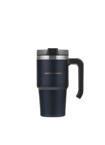 Tyeso Maxus Mug Vakumlu Çift Duvarlı Isı Yalıtımlı Pipetli 600 ML
