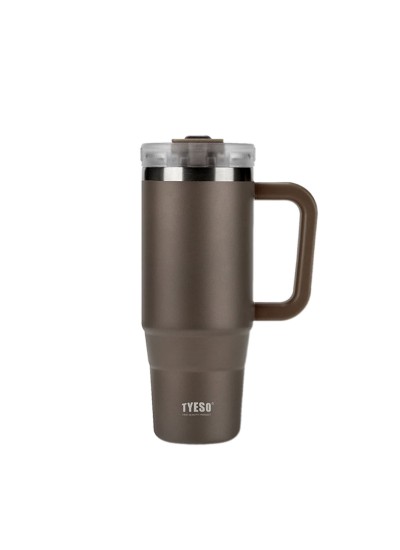 Tyeso QQ Termos Sızdırmaz Pipetli Çift Duvarlı Vakumlu 900ML