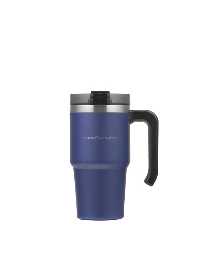 Tyeso Maxus Mug Vakumlu Çift Duvarlı Isı Yalıtımlı Pipetli 600 ML