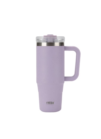 Tyeso QQ Termos Sızdırmaz Pipetli Çift Duvarlı Vakumlu 900ML