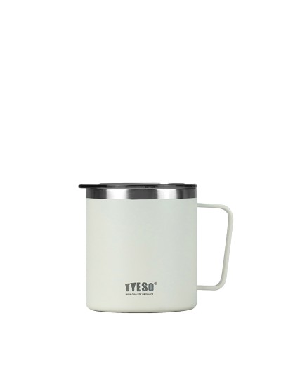 Tyeso Silviya Mug Vakumlu Paslanmaz Çift Duvarlı Termal Kapaklı 400ML