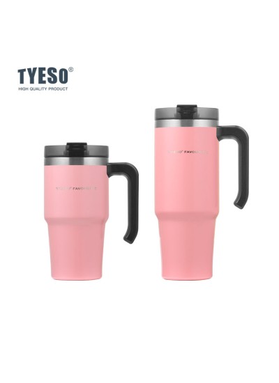 Tyeso Maxus Mug Vakumlu Çift Duvarlı Isı Yalıtımlı Pipetli 600 ML