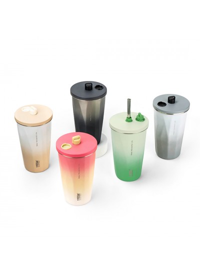 Tyeso Candy Tumbler Vakumlu Paslanmaz Çelik Termos 600 ML