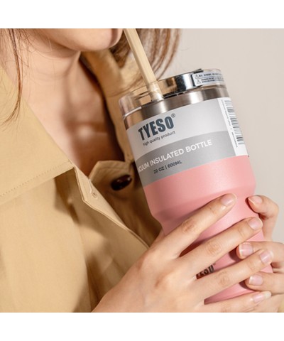 Tyeso TripleTask Termos Vakumlu Yıkanabilir Silikon Pipetli 600ML