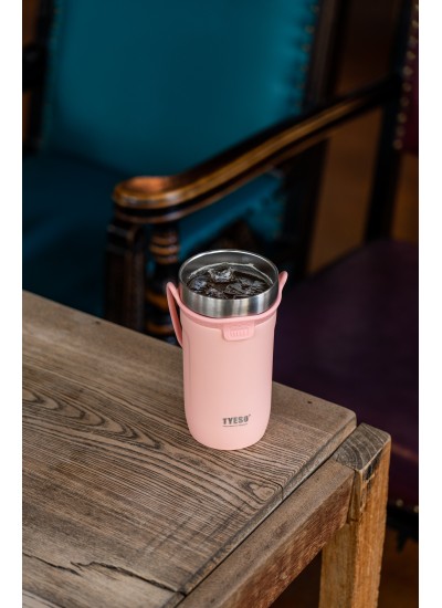 Tyeso SoulMate Tumbler Vakumlu Paslanmaz Çelik Silikon Askı 710ML