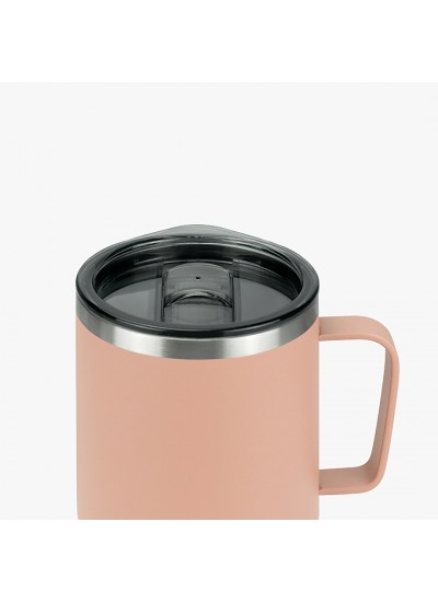 Tyeso Silviya Mug Vakumlu Paslanmaz Çift Duvarlı Termal Kapaklı 400ML