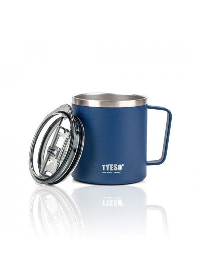 Tyeso Silviya Mug Vakumlu Paslanmaz Çift Duvarlı Termal Kapaklı 400ML