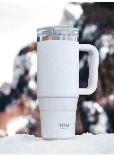 Tyeso QQ Termos Sızdırmaz Pipetli Çift Duvarlı Vakumlu 900ML