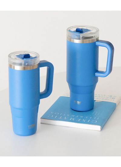 Tyeso QQ Termos Sızdırmaz Pipetli Çift Duvarlı Vakumlu 1200ML