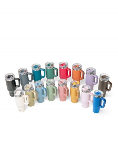 Tyeso QQ Termos Sızdırmaz Pipetli Çift Duvarlı Vakumlu 900ML