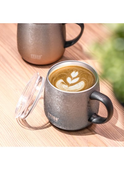 Tyeso Napoli Mug Vakumlu Paslanmaz Çift Duvarlı Termal Kapaklı 355ML