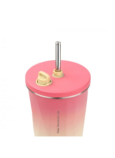 Tyeso Candy Tumbler Vakumlu Paslanmaz Çelik Termos 600 ML