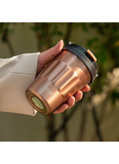 Tyeso Coffe Mug Vakumlu Paslanmaz Çelik Taşıma Kulplu 500ML