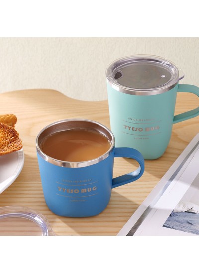 Tyeso Cubic Mug Vakumlu Paslanmaz Çelik  Termal Kapaklı 300ML