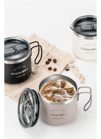 Tyeso Fiery Mug Vakumlu Paslanmaz Çelik  Termal Kapaklı 350ML